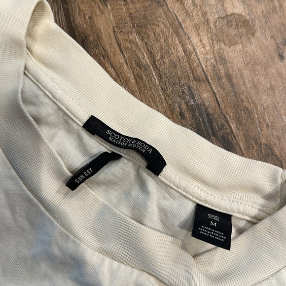 SCOTCH AND SODA Spirit Cafe cropped box tee medium - Picture 4 of 6